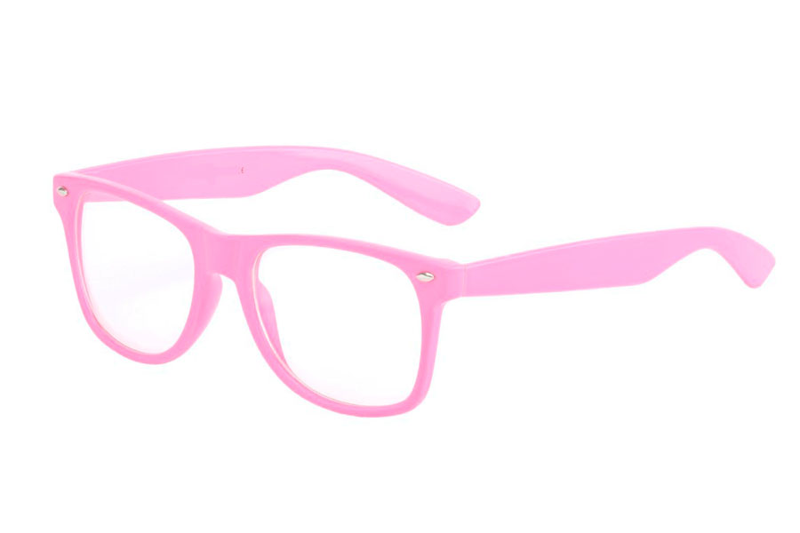 Pink/lyserød wayfarer brille