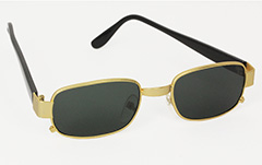 Solbrille i mat guld - Design nr. 3006