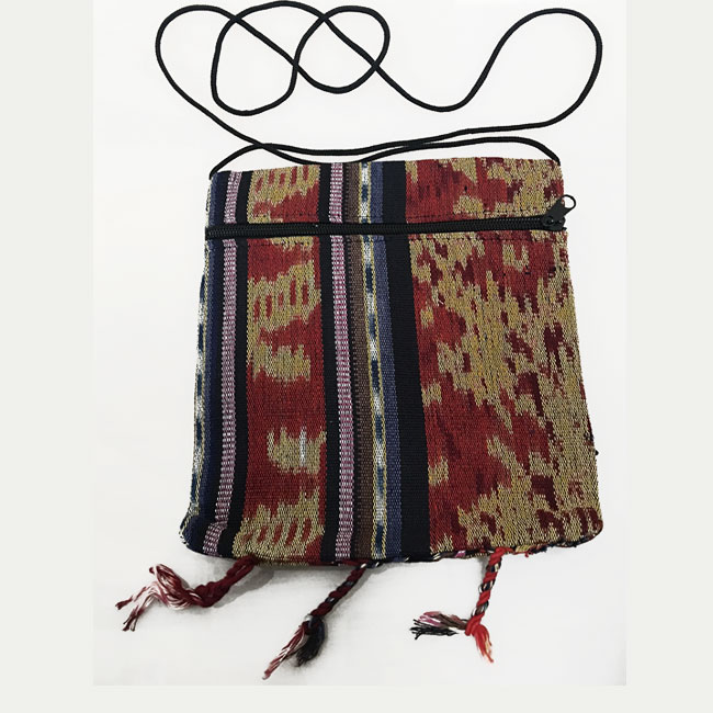 Smuk farverig etnisk pengekat / halspung - accessories.dk - billede 3