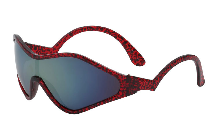 Ski solbrille i vilde retro farver