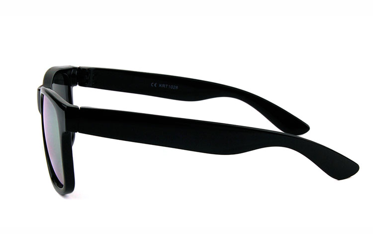 Sort BÃ˜RNE wayfarer solbrille. UV400 - accessories.dk - billede 3