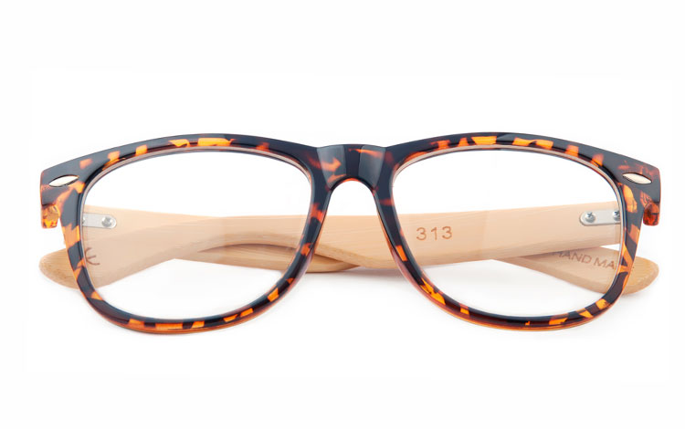 Brille uden styrke med bambus stÃ¦nger - accessories.dk - billede 3