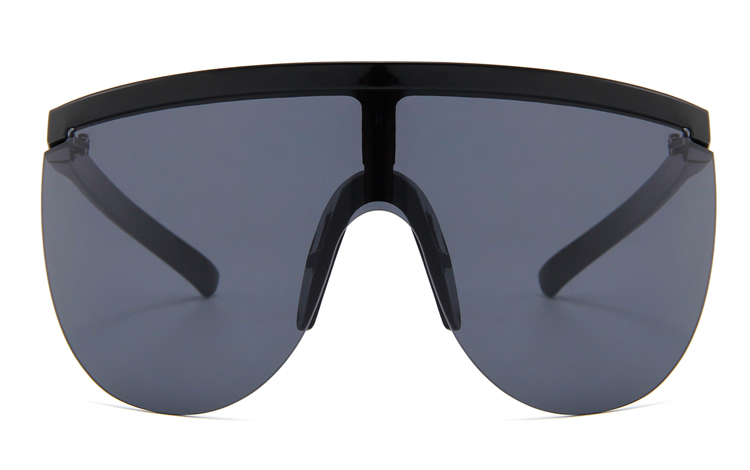 Stor oversized solbrille med  - accessories.dk - billede 2