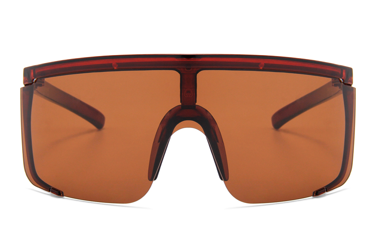 Stor oversize kantet solbrille  - accessories.dk - billede 2