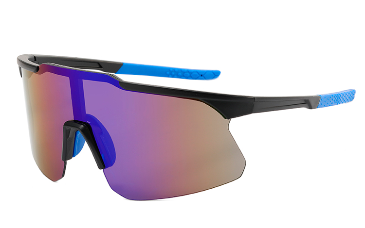 Sportsbrille til Sport, LÃ¸b, Cykling eller bare fashion, i stort / oversize design