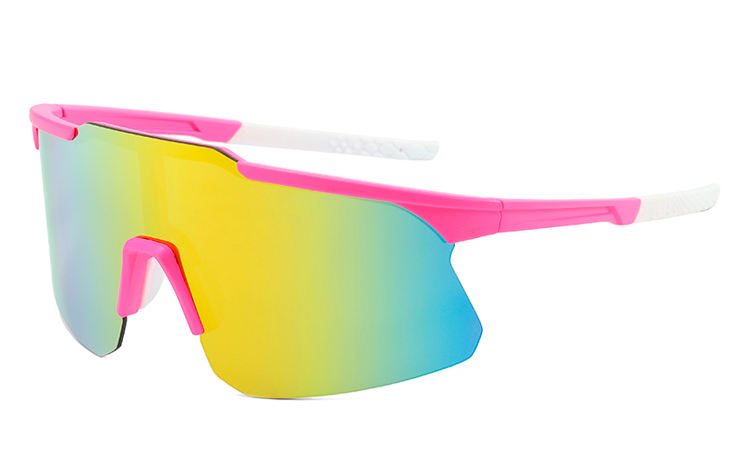 Sportsbrille til Sport, LÃ¸b, Cykling eller bare fashion, i stort / oversize design