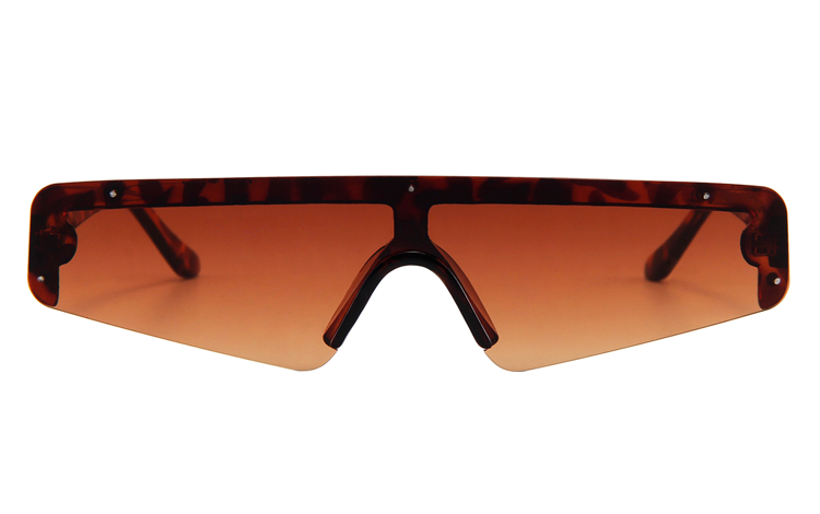 FrÃ¦k smal solbrille i kantet aflangt design - accessories.dk - billede 2