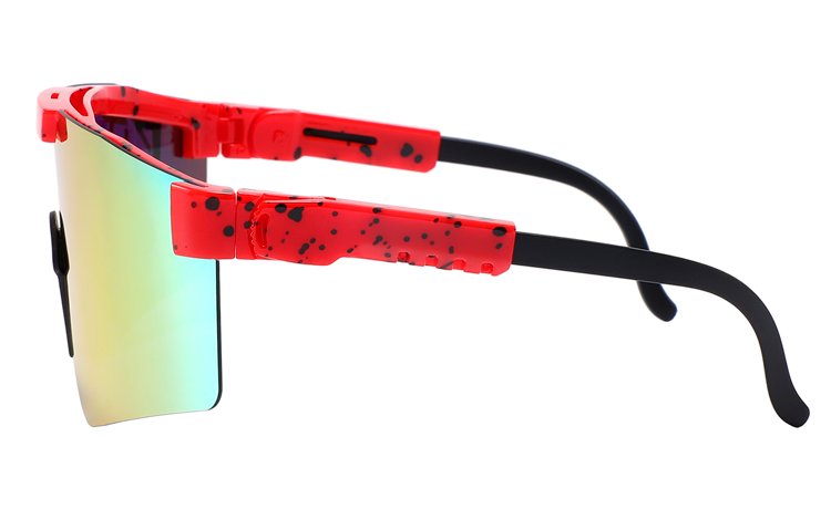 Sportsbrille til Sport, Løb, Cykling eller bare fashion, i stort / oversize design - accessories.dk - billede 3