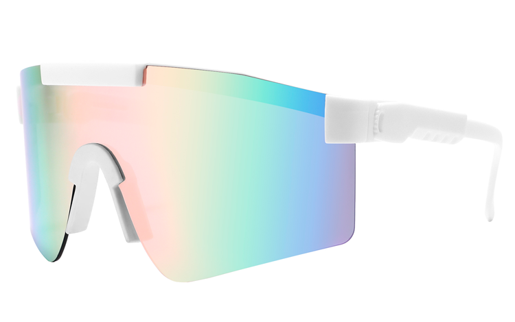 Sportsbrille til Sport, LÃ¸b, Cykling eller bare fashion, i stort / oversize design