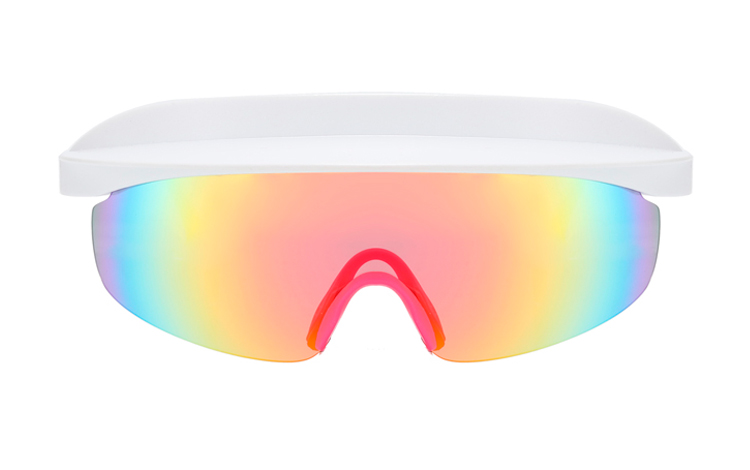 Retro inspireret solbrille med kasket-skygge - accessories.dk - billede 2