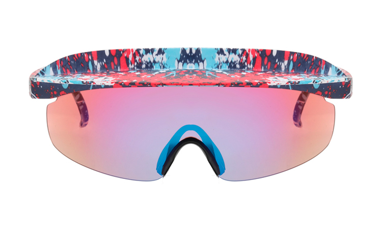 Retro inspireret solbrille med kasket-skygge - accessories.dk - billede 2