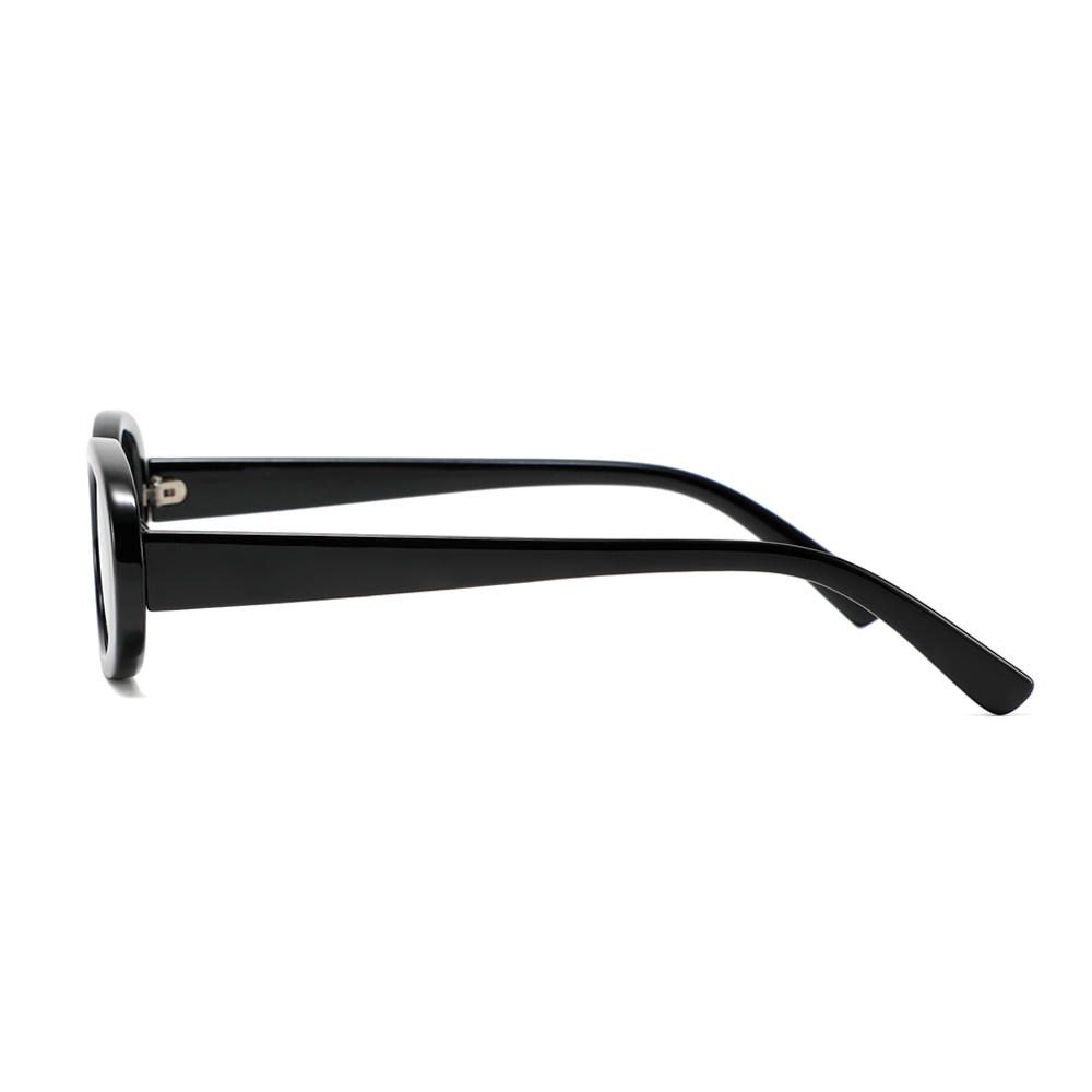 Smuk oval solbrille med fersken spejlglas - accessories.dk - billede 3