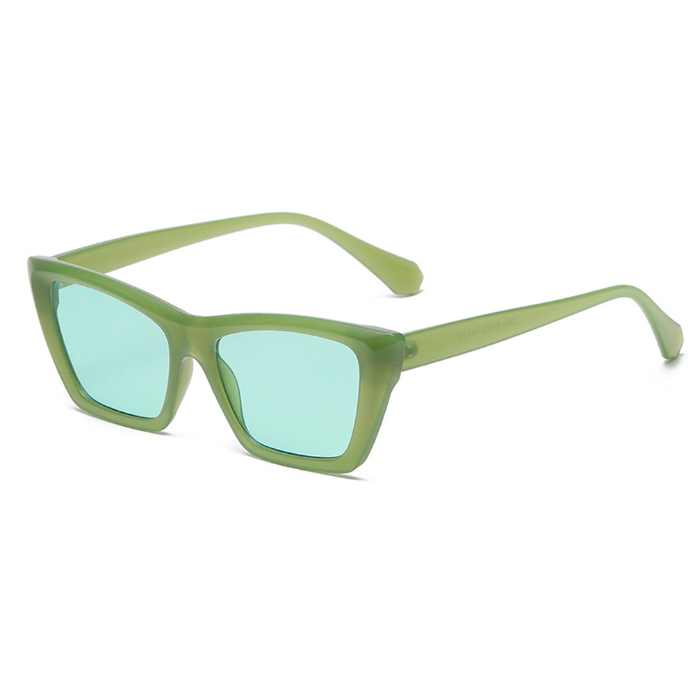 Cateye solbrille i smokey lysgrÃ¸n