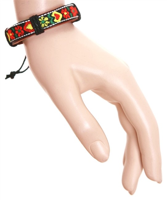 ArmbÃ¥nd i indianerlook - flere farver