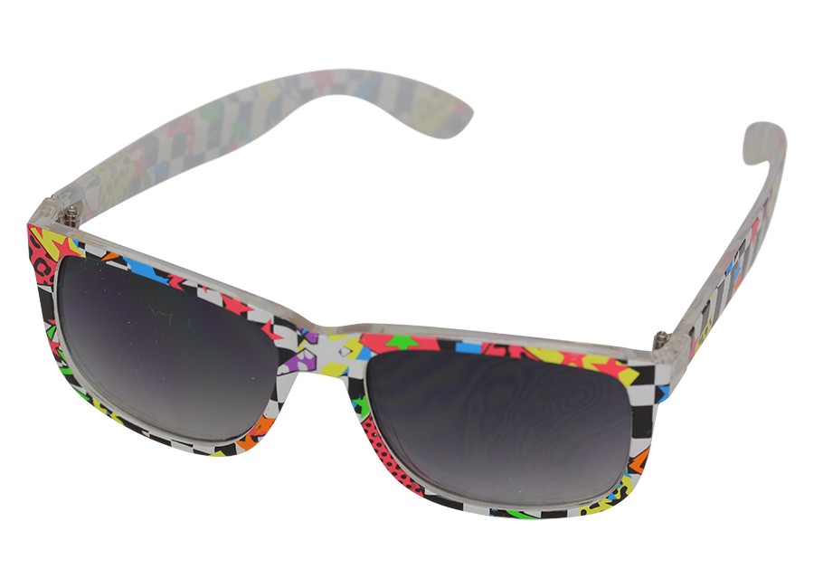 Multifarvet solbrille unisex