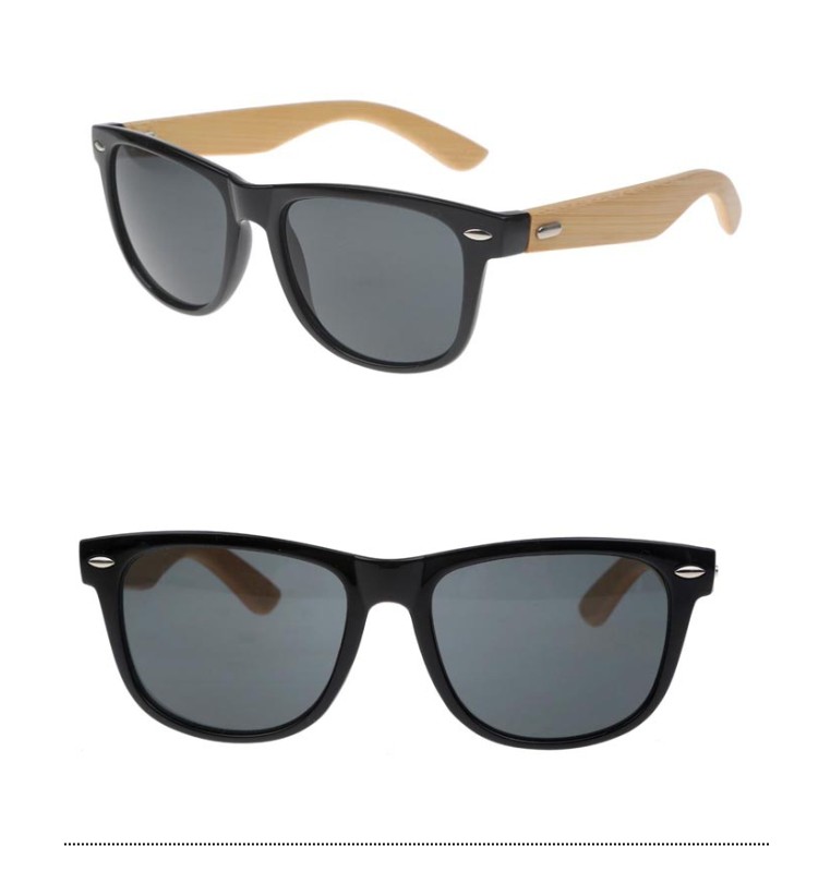 TrÃ¦ solbrille i det bedst sÃ¦lgende wayfarer design. - accessories.dk - billede 3