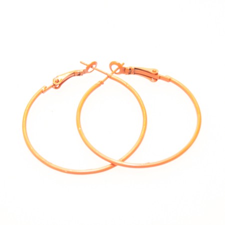 Farvet Ã¸rering creol formet. Diameter: 4cm.- Flere farver