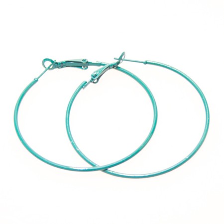 Farvet Ã¸rering creol formet. Diameter: 5cm.- Flere farver