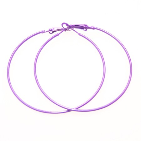 Farvet Ã¸rering creol formet. Diameter: 6cm.- Flere farver