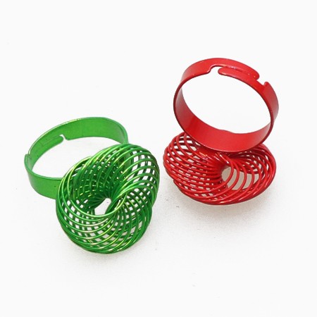 Flot ring med metal knude