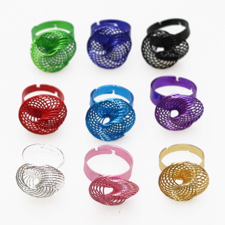 Flot ring med metal knude - accessories.dk - billede 2