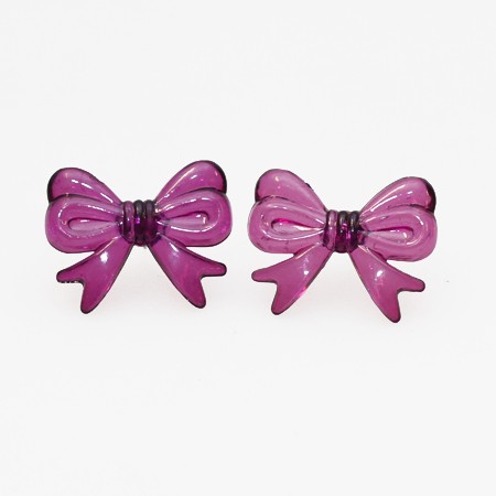 Ã˜restik med slÃ¸jfe i gennemsigtig design - Flere farver - accessories.dk - billede 2