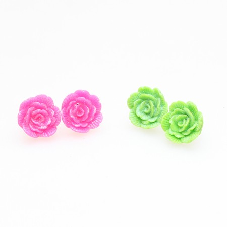 Ã˜restik med glitterblomst. - Flere farver - accessories.dk - billede 2
