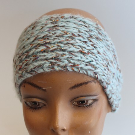 PandebÃ¥nd i strik med knap. - Flere farver - accessories.dk - billede 2