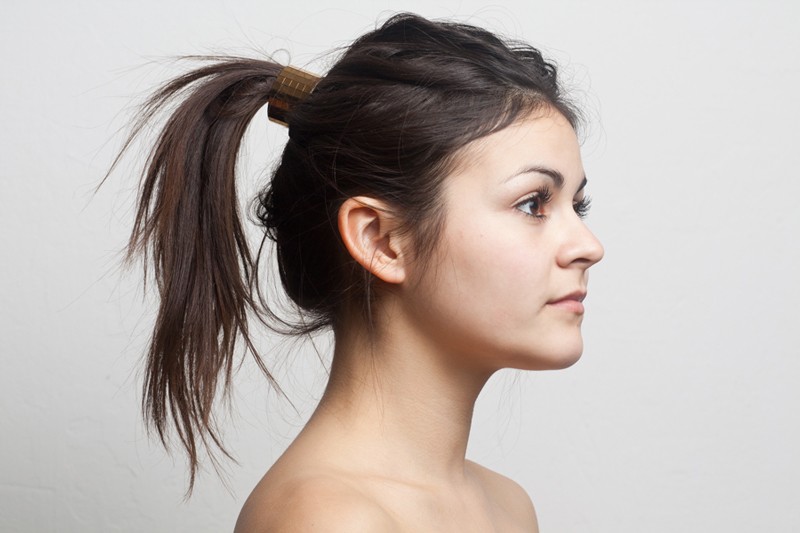 Elastik  med discospejl smykke. Flere farver - accessories.dk - billede 3