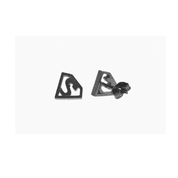 Supermand Ã¸restik i sort - accessories.dk - billede 2