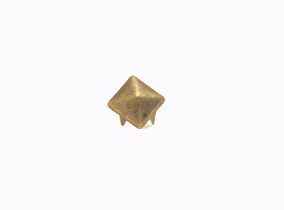 Nitter i oxyderet guld / bronze ( 4 stk. ) - accessories.dk - billede 2