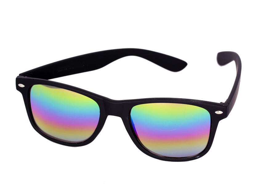 wayfarer solbrille med multispejl