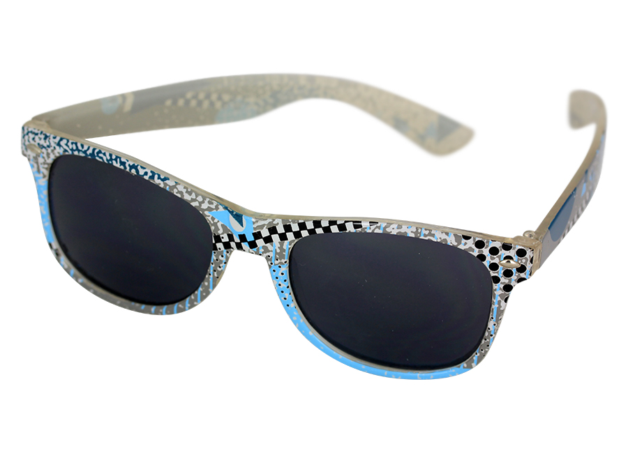 Fed farvet wayfarer solbrille til mÃ¦nd og kvinder