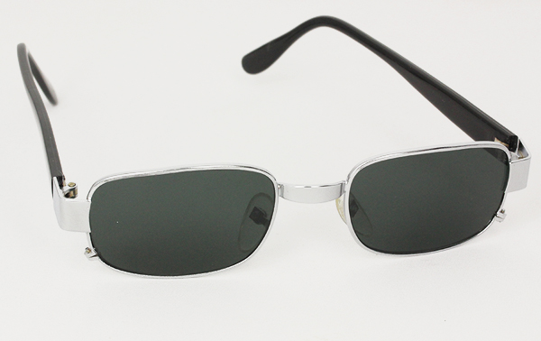 Enkelt solbrille i metal