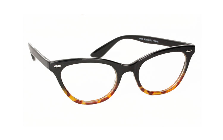 Cateye brille uden styrke