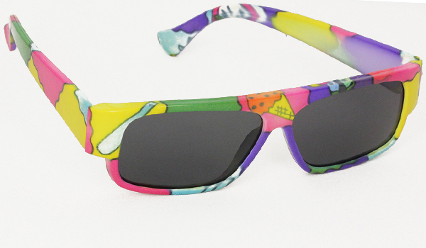Multifarvet bÃ¸rne solbrille ( 1-3 Ã¥r )
