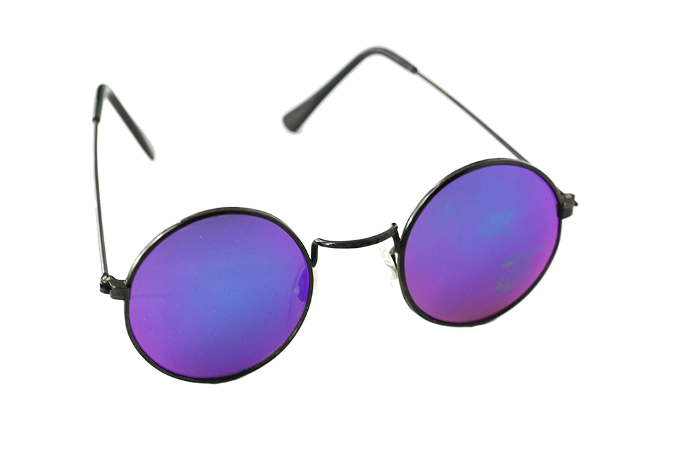 Sort Lennon solbrille med multiglas