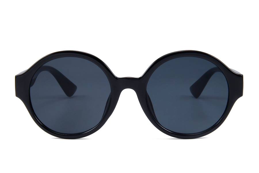 Flot rund mode solbrille med stribet stÃ¦nger. - accessories.dk - billede 2