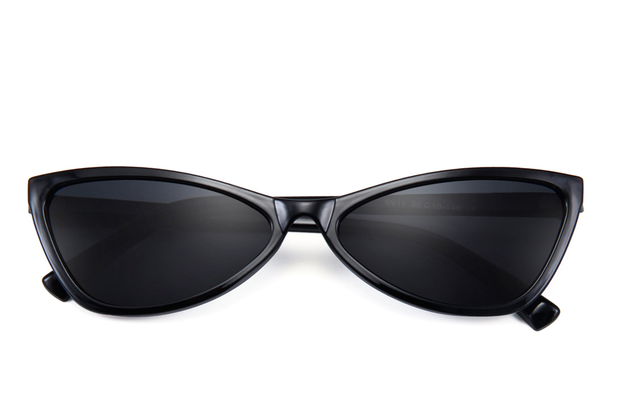 Smal cateye solbrille med blÃ¸de former. - accessories.dk - billede 3