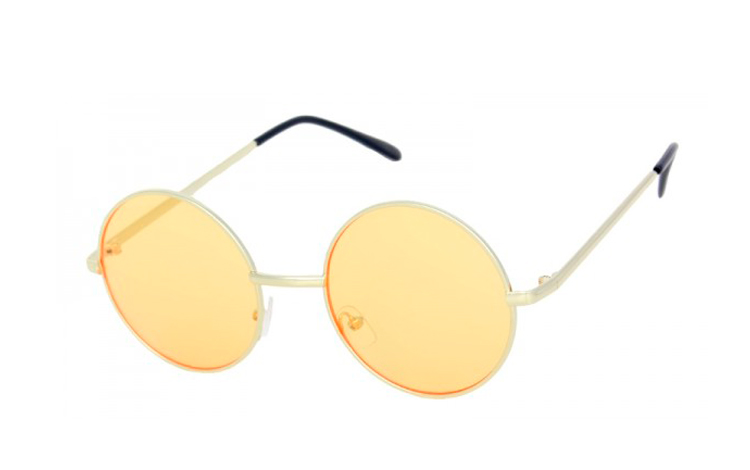 Orange gul brille i rundt design. God kÃ¸rebrille - accessories.dk - billede 2