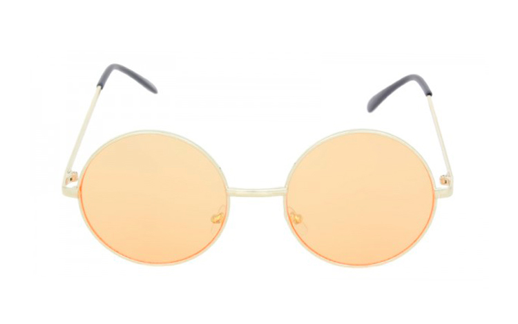 Orange gul brille i rundt design. God kÃ¸rebrille
