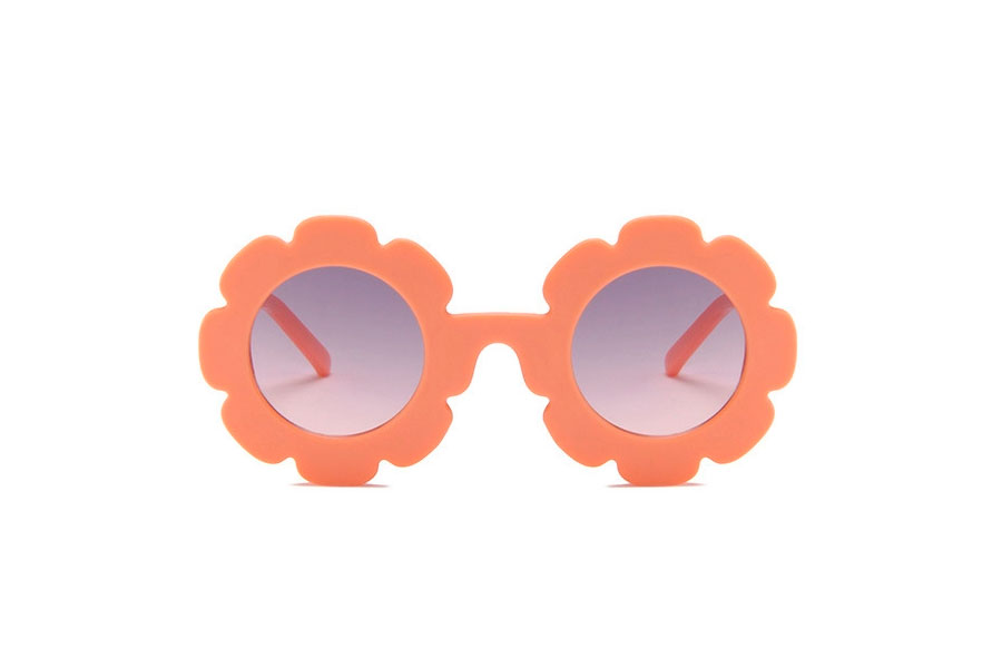 BÃ˜RNE Solbrille i sÃ¸dt laksefarvet blomst design. - accessories.dk - billede 2