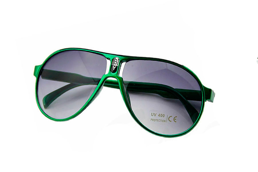 GrÃ¸n BÃ˜RNE solbrille i aviator model