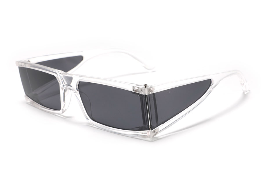 Solbrille med sideglas, i et råt 80´er-90´er look