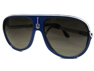BlÃ¥ aviator millionarie solbrille med 