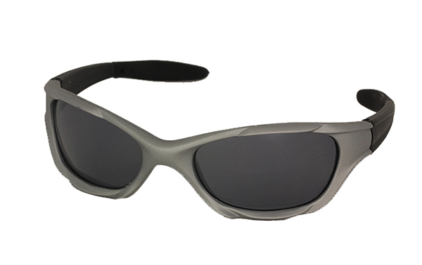 Herre solbrille i mat lysgrÃ¥