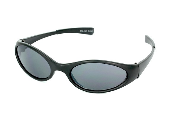Børnesolbrille i racer design. Sort og enkelt ( 1-2 år) - Design nr. 662
