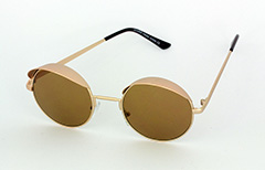 Skygge solbrille i rundt design.