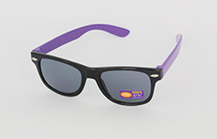 Solbrille til BØRN. Sort og lilla - Design nr. 1092