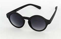 Sort rund solbrille i kraftig design - Design nr. 1106